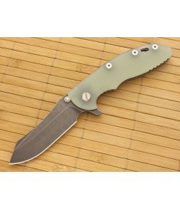 Hinderer Knives XM-18 3.5" DLC Skinner Flipper Translucent Working Finish Frame #1 - HK-XM18-35-038 1