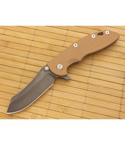Hinderer Knives XM-18 3.5" DLC Skinner Flipper Coyote Working Finish Frame - HK-XM18-35-041 1