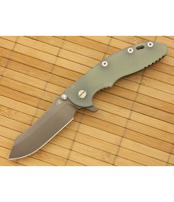 Hinderer Knives XM-18 3.5" Anthracite DLC Skinner Flipper Translucent G10 - HK-XM18-35-064 1