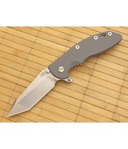 Hinderer Knives XM-18 3.5" Fatty Harpoon Tanto Gray - HK-XM18-35-FAT13 1