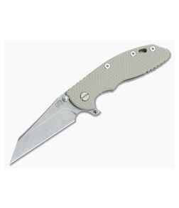 Hinderer Knives XM-18 3.5" Sand Fatty Wharncliffe Battle Bronze Frame - HK-XM18-35-FAT24 1