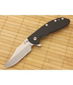 Hinderer Knives XM-24 Bowie Flipper Black G-10 - HK-XM24-004 1