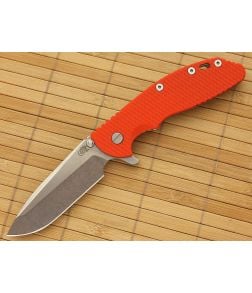 Hinderer Knives XM-24 Spanto Flipper Orange G10 - HK-XM24-009 1