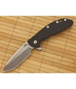 Hinderer Knives XM-24 Spanto Flipper Black G10 - HK-XM24-011 1