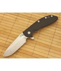 Hinderer Knives XM-24 Spear Point Flipper Black G10 - HK-XM24-016 1