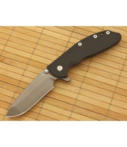 Hinderer Knives XM-24 Anthracite DLC Spanto Flipper Black G10 - HK-XM24-020 1