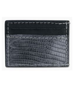 Yoder Leather Company Gray Lizard Clip Wallet - YLC-001 1