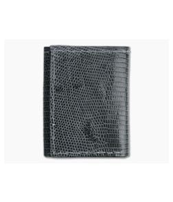 Yoder Leather Company Gray Lizard Trifold Wallet - YLC-015 1