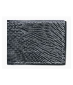 Yoder Leather Company Gray Lizard Regular ID Window Bifold Wallet - YLC-021 1