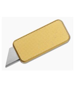 Rivery Manufacturing Zero OTF Utility Knurled Pattern Worn Gold - RIV-ZERO-M-OTF-K-6061-WORN-GOLD 1