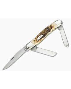 Case Amber Bone Carbon Medium Stockman - CA-00039 1