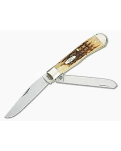 Case Trapper Amber Bone Carbon Steel 00163 - CA-00163 1