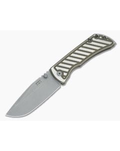 McNees Knives Mac 2 3.5" (GEN 2) Matte Bronze Fastback Drop Point - MNK-002 1