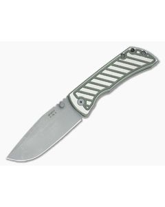 McNees Knives Mac 2 3.5" (GEN 2) Matte Green Fastback Drop Point - MNK-003 1