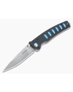 Mcusta Katana MC-4 Series Clad VG10 Tanto Blue Accent Liner Lock Folder - MC-0041C 1