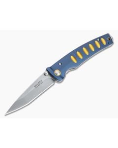 Mcusta Katana Series Blue-Gold Folder VG-10 Clad Tanto - MC-0042C 1