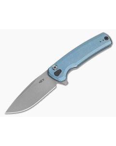 Zero Tolerance 0044BLU Blue Titanium Button Lock S90V - ZT-0044BLU 1