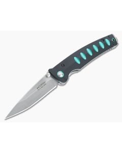Mcusta Katana MC-4 Series Clad VG10 Tanto Green Accent Liner Lock Folder - MC-0044C 1