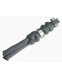 Chris Reeve Small Inkosi Charcoal Lanyard with Silver Bead - CRK-SIN-7011 1