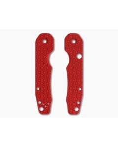Spyderco Smock Overlook Red G10 Handle Scales - SMK-005 1