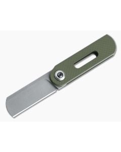 D Rocket Design OvalMoon Blasted AEB-L Textured OD Green Cerakote Aluminum Swivel Folder 0067 - DRD-0067 1