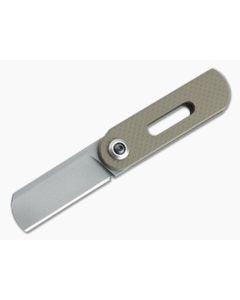 D Rocket Design OvalMoon Blasted AEB-L Textured FDE Cerakote Aluminum Swivel Folder 0068 - DRD-0068 1