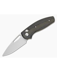 TRM Bulldog Rev B Black Sand Micarta 3D Contoured Magnacut Folding Knife (2.95") - TRM-006 1