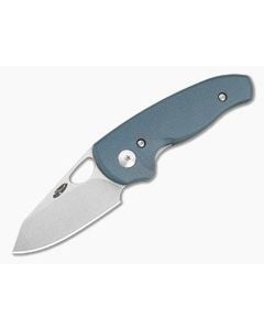 TRM Holier Nerd Blue Cerakote Titanium 3D Contoured Magnacut Folding Knife (2.20") - TRM-011 1