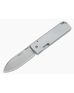 Boker Plus Lancer 42 Steel Stonewashed D2 Frame Lock Folder 01BO464 - BO-01BO464 1