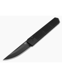 Boker Plus Kwaiken Grip Auto Burnley Black Aluminum D2 Automatic Knife (3.35" Blade) 01BO474 - BO-01BO474 1