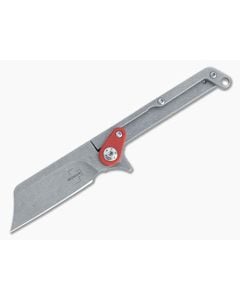 Boker Plus Fragment Red G10 Dark Stonewashed Steel Slip Joint Knife 01BO661 - BO-01BO661 1