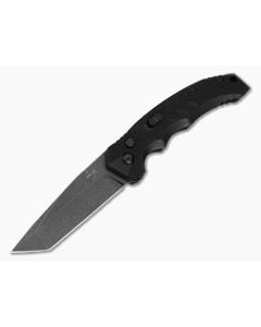 Boker Plus Intention II Tanto Black G10 D2 Black Stonewashed Automatic Knife (3.07" Blade) 01BO797 - BO-01BO797 1