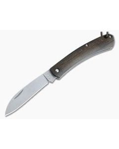 Fox Knives Nauta Stonewashed 420C Ziricote Wood Slip Joint Knife 01FX883 - BO-01FX883 1