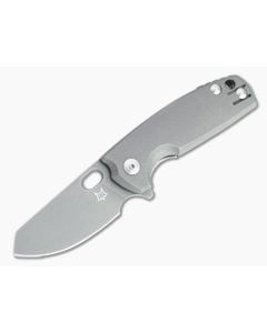 Fox Knives Baby Core Flipper Stonewashed M390 Titanium Folder 01FX904 - BO-01FX904 1