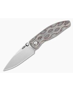 TRM Atom Python 3D Lizard Skin Micarta MagnaCut Liner Lock Folding Knife (3.50" Blade) - TRM-021 1