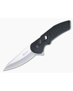 Buck 261 Hexam Reverse Tanto Black Polymer SUR Lock Flipper 0261BKS - BU-0261BKS 1