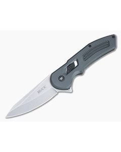 Buck 262 Hexam Assist Reverse Tanto Gray Aluminum SUR Lock Flipper 0262GYS - BU-0262GYS 1