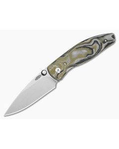TRM Atom Midnight Jungle 3D Lizard Skin G10 MagnaCut Liner Lock Folding Knife (3.50" Blade) - TRM-027 1