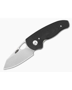 TRM Holier Nerd Jet Black G10 3D Contoured MagnaCut Liner Lock Knife (2.20" Blade) - TRM-030 1