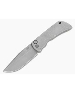 McNees Knives MAC2 AutoMac Stonewash Atomic Aluminum - MNK-036 1