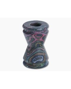 Dawson Machine Craft Monet Crazy Fiber Hourglass Lanyard Bead - DMC-03 1
