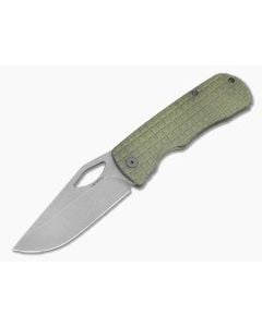 McNees Little Dixon Frag Green/Blue Atomic Titanium MagnaCut Frame Lock Knife (3.41" Blade) - MNK-044 1