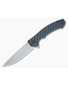 Zero Tolerance 0450BLUCF MagnaCut Blue Carbon Fiber Flipper - ZT-0450BLUCF 1