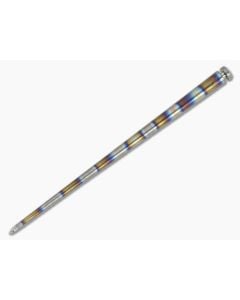 Ti Survival Titanium Toothpick Flame Anodized Rings - TS-050 1