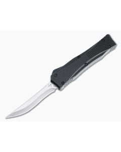 Boker Plus Lhotak Mini Eagle 2.0 Satin D2 Black Aluminum OTF Automatic 06EX246 - BO-06EX246 1
