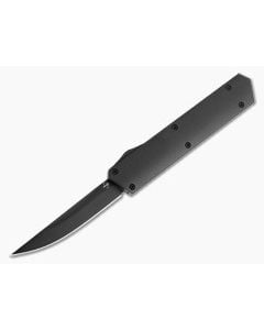 Boker Plus Kwaiken OTF All Black Aluminum VG-10 OTF Automatic Knife (3.40" Blade) 06EX554 - BO-06EX554 1