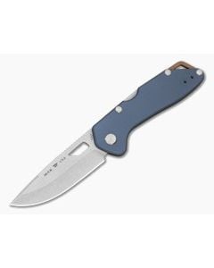 Buck 724 Mustang Dark Blue Aluminum Lockback Folder - BU-0724BLS1 1