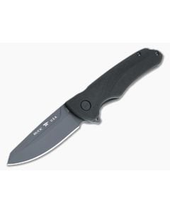 Buck Sprint Ops Flipper Coated S30V Black Canvas Micarta Folder 0843BKS - BU-0843BKS 1