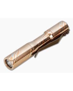 CWF Micro Click Mokume Polished (5000K) 10440 EDC Flashlight - CWF-093 1