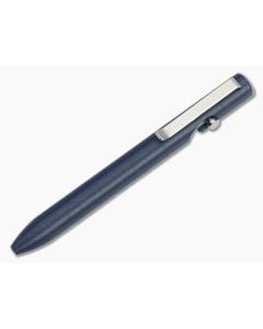 Tactile Turn Short Bolt Action Pen Tecaform Blue - TT-10-BA2-TEC-TTM 1